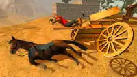 असंभव घोड़ा कार्ट ड्राइविंग: पशु परिवहन 3 डी Screen Shot 1