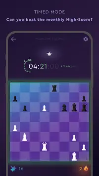 Tactics Frenzy – Quebra-cabeça de xadrez Screen Shot 3
