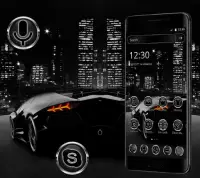 Black Luxury Sports Car Theme🚗 Screen Shot 0