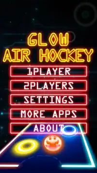 Glow Air Hockey M Screen Shot 0