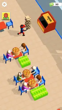 Idle Pizza Restaurant Screen Shot 1