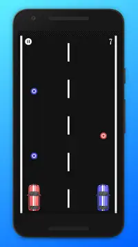 Blue or Red? Two Cars Arcade Screen Shot 2