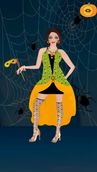 Halloween-Mädchen verkleiden sich Spiel Screen Shot 6