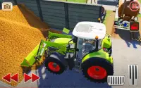 Dorpsland Moderne tractor en stierenboerderij Screen Shot 2