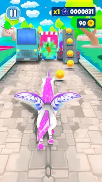 Unicorn Dash: Fun Runner 2023 Screen Shot 0