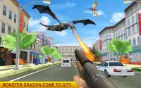 jogo de sobrevivência de tiro de dragão Screen Shot 2