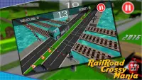RailRoad Crossing 3D 🚅 Train Simulator Game Screen Shot 8