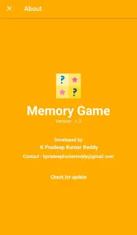 Memory Game Screen Shot 7