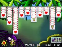 Spider Solitaire On Vacation Screen Shot 1