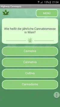 Highway Cannabis Quiz Screen Shot 3
