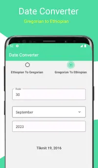Ethiopian Calendar Screen Shot 5