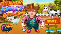 Kids Dairy Farm Tractor Games Screen Shot 28