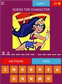 DC Super Hero Quiz Screen Shot 7