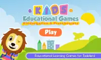 Kids Educational Game: Kindergarten & Preschoolers Screen Shot 0