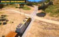 simulator kereta api 3d: bukit Screen Shot 2