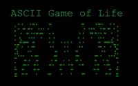 ASCII Game of Life Screen Shot 1