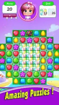 Candy Pop Girls - Game Match 3 Candy Screen Shot 3