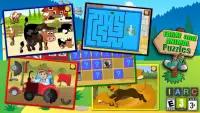 Kids Farm and Animal Puzzles Screen Shot 0