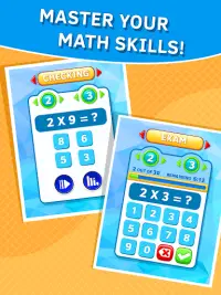 Learn times tables games free Screen Shot 1