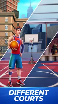Basket Clash Basketball Spel Screen Shot 3