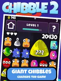 Chibble 2: Match3 Fun Jelly Aliens Puzzle Game Screen Shot 3