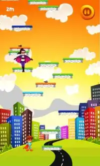 Jumpy Super Hero Screen Shot 2
