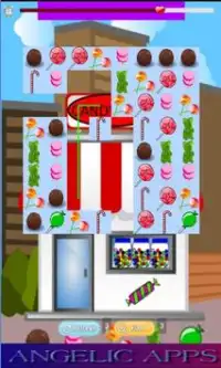 Candy Shop Match Race Game Screen Shot 2