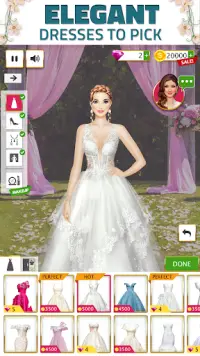 Super Wedding Dress Up Stylist Screen Shot 2