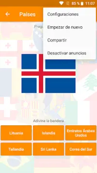 Banderas y escudos de los países: Cuestionario Screen Shot 2