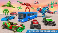 버스 로봇 게임 - 멀티 로봇 Screen Shot 3
