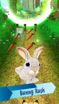 Лесной зайчик Run: Bunny Game Screen Shot 3