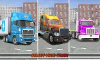Loaded  Truck Drive Simulator Screen Shot 1