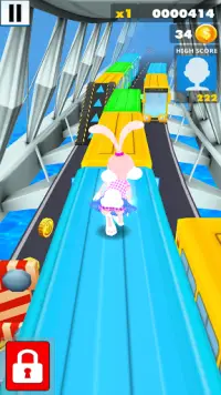 Rabbit Run: Bunny Rabbit Running Games Screen Shot 0