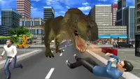 Angry Dinozorlar Şehir Attack Simulator Screen Shot 0