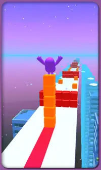 New Fall Boys Cube Surfer Game Screen Shot 0