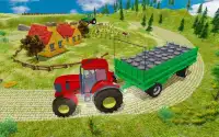 Tractor agrícola Cargo games transport 3D Screen Shot 4