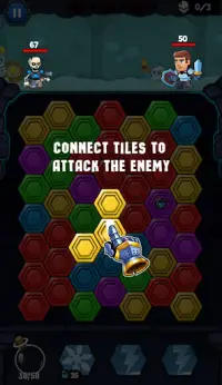 Hexa Dungeon -Match 4 Game Screen Shot 3