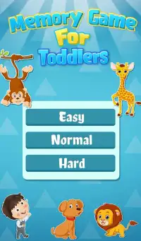 Memory Game For Toddlers Screen Shot 0