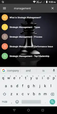 Strategic Management Screen Shot 6