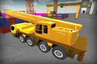 Construction Site Crane Sim 3D Screen Shot 2