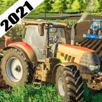 Trator Forragem Arado Farming Sim 2021-Field Drive