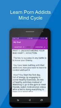 Quit Porn Addiction Guide App. Screen Shot 4