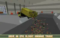Blocky Garbage Truck SIM PRO Screen Shot 1