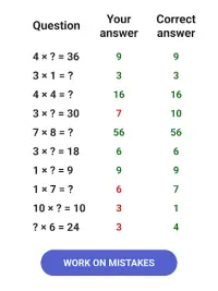 Times Table  - Learn Math Screen Shot 11