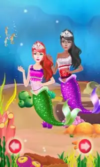 Mermaid princess salon Screen Shot 1