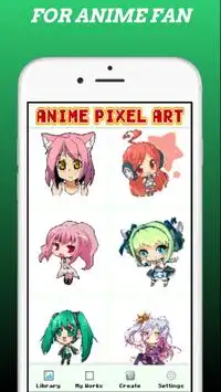 Anime Pixel Art Screen Shot 4