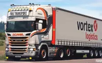 Euro Truck Parking Master Game Screen Shot 1