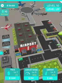 Idle Plane Game - Airport Tycoon Screen Shot 6