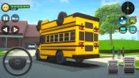 Juego De Autobús Escolar En 3D Screen Shot 1