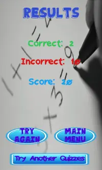 Math Test Quiz Screen Shot 9